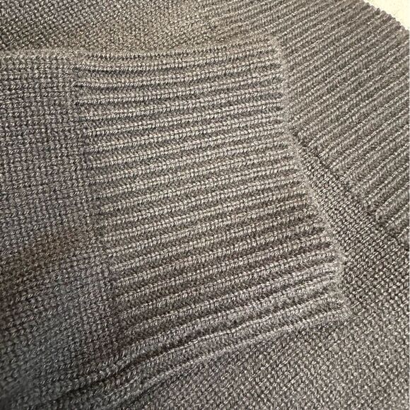 Ralph Lauren Black Cashmere Lamb Shearling Collar Cardigan Sweater - Picture 8 of 16